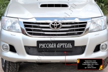 Защитная сетка переднего бампера Русская Артель Toyota Hilux 2011-2015 SBTH-044502