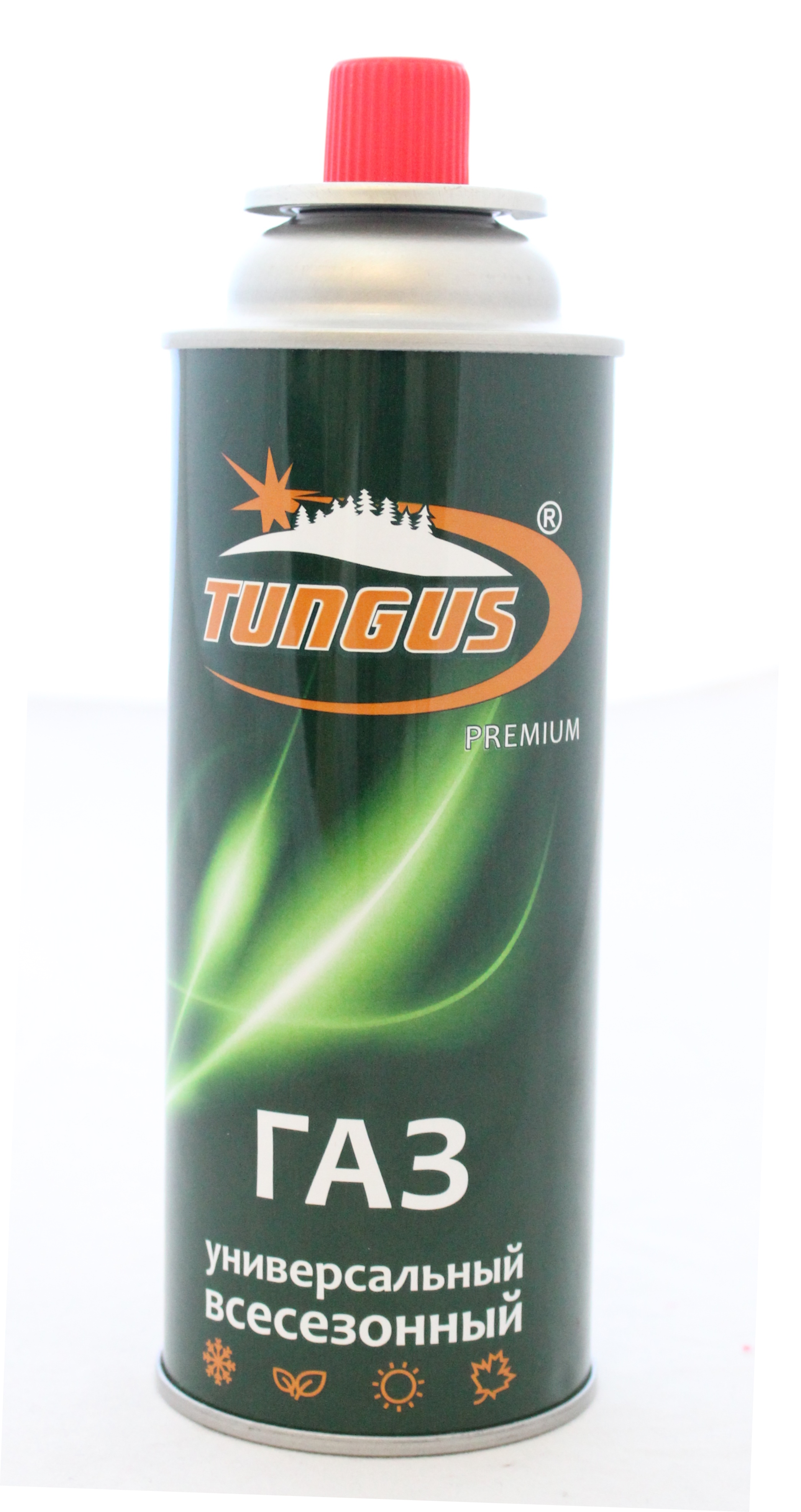 Баллон газовый цанговый TUNGUS Premium 220 гр.  TN-FG-220