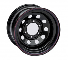 Диск усиленный Тойота Ниссан стальной черный 6x139,7 8xR16 ET-3 1680-63910BL-3