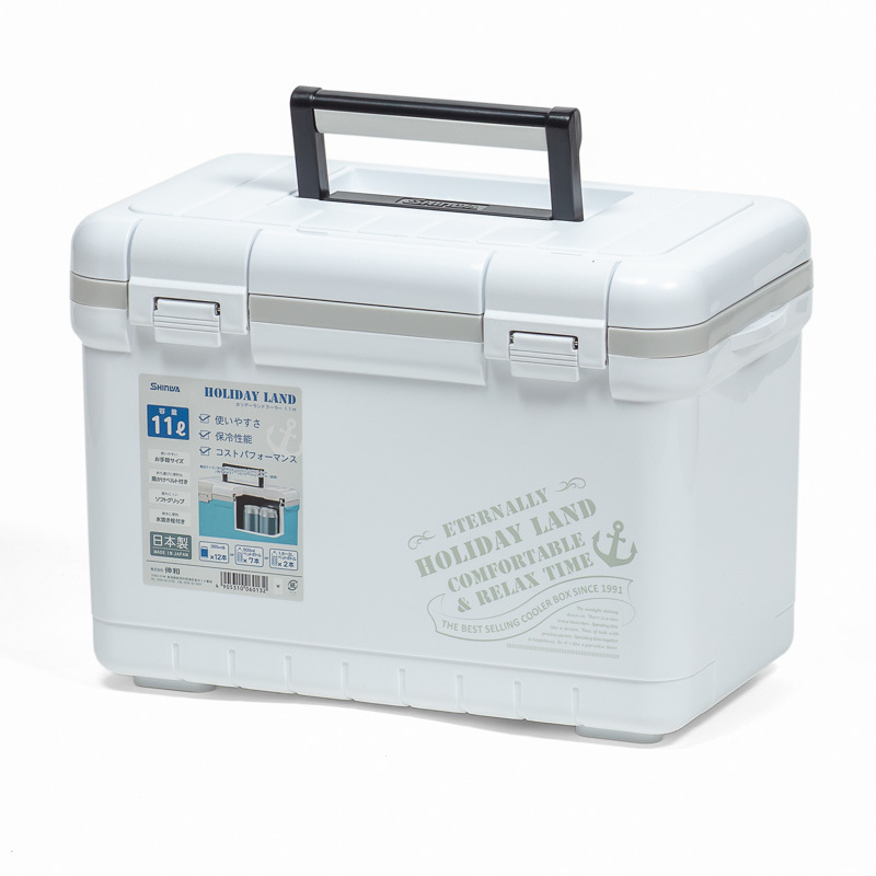 Термобокс SHINWA Holiday Land Cooler 11H белый  HLC-11H-W