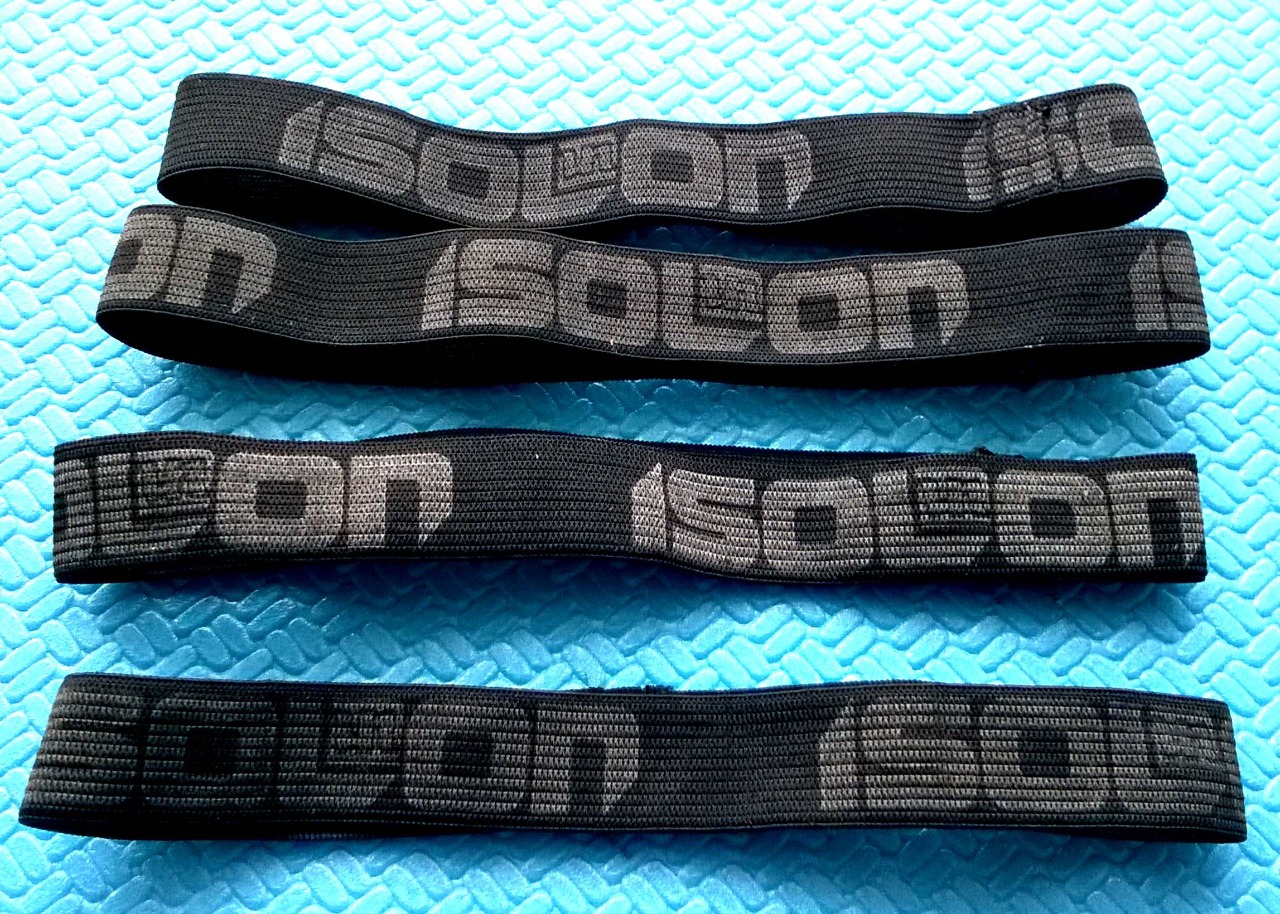 Утяжка из эластичной ленты для туристических ковров ISOLON 15 мм. черный  IZ0589
