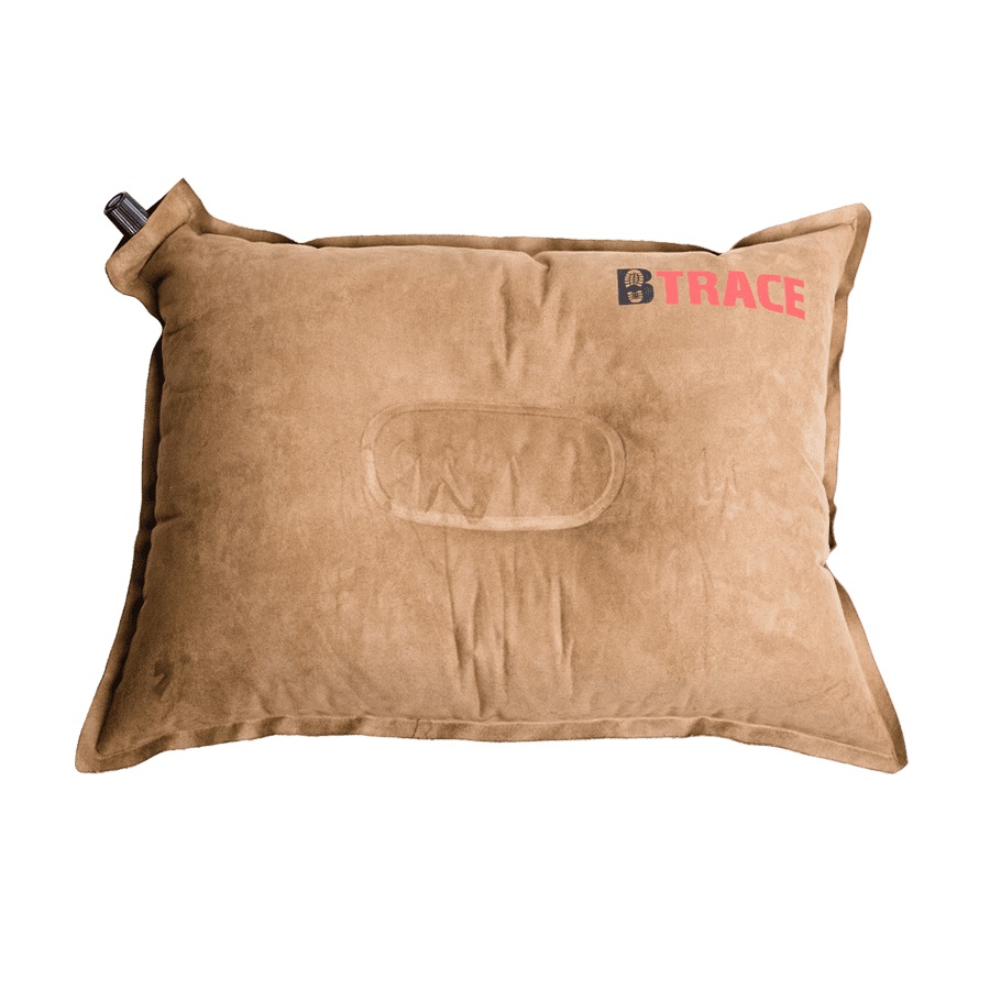 Подушка самонадувающаяся BTrace Warm 43x34x8,5 см. (Коричневый)  M0209