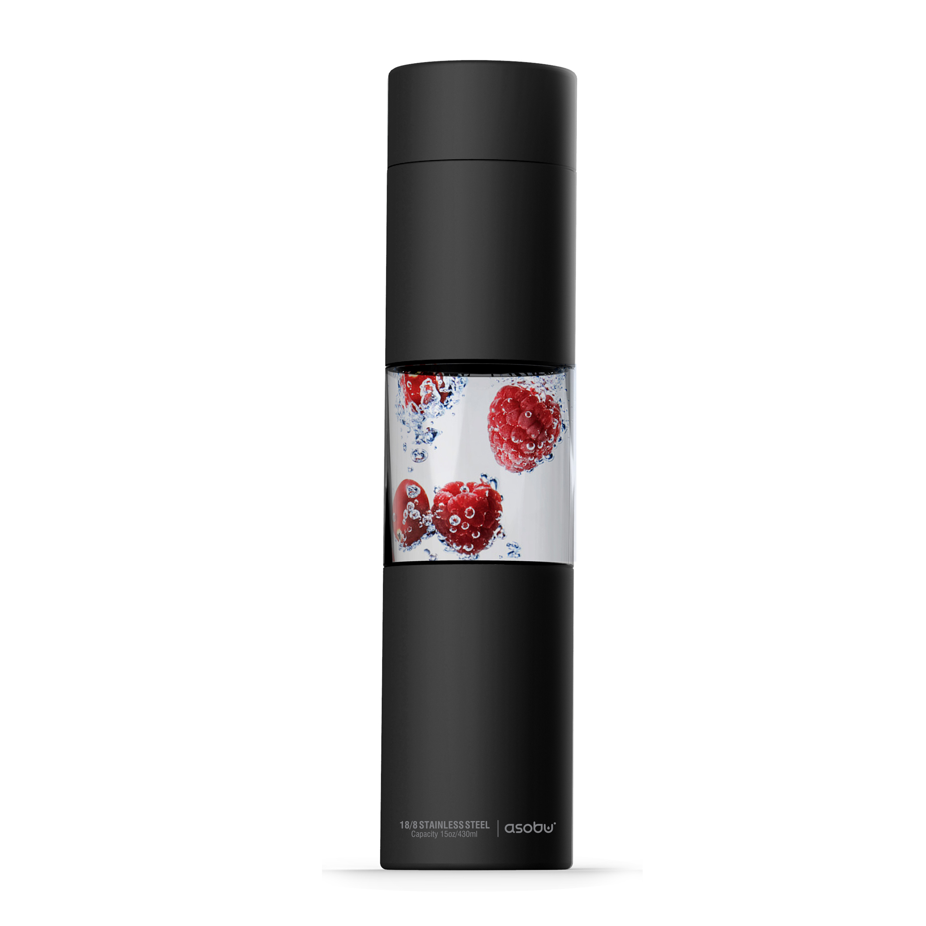 Бутылка FLAVOUR U SEE, 500 мл, черная  SWG15.06-BLACK