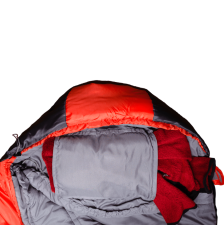 Мешок спальный BTrace Nord 5000XL (Левый,Серый/Синий), (ТК: -5°C)  S0546