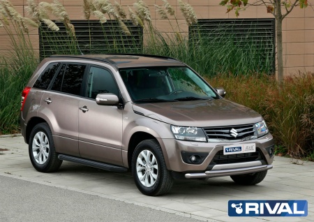 Порог "Premium-Black" RIVAL Great Wall/ Mitsubishi/ Nissan/ Renault Duster/ Ssang Yong/ Suzuki  A173ALB