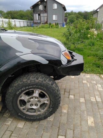 Бампер передний силовой без кенгурина "Спорт" KDT Mitsubishi L200 Triton   13017