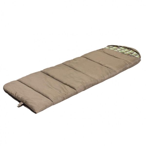 Мешок спальный Helios Beluha wide 220х90 (400 гр/м.кв) хаки (термофайбер/шерсть), (ТК: +8°C)  HS-BELW-400