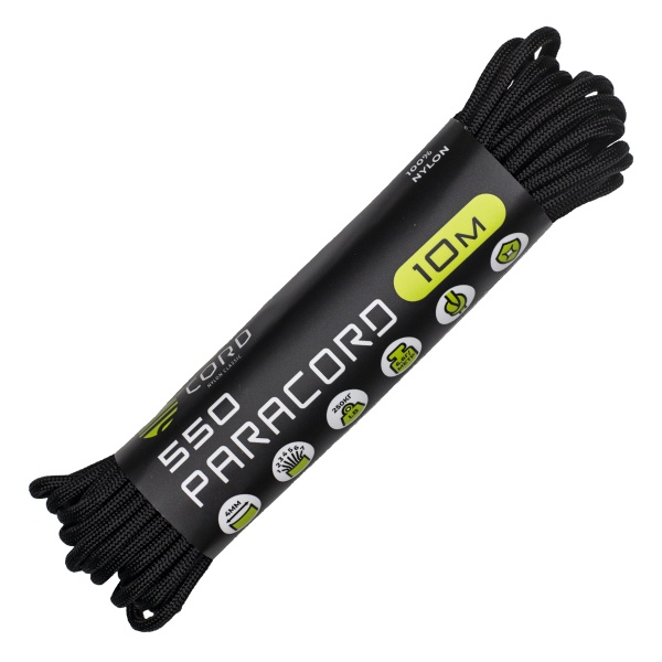 Паракорд 550 CORD nylon 10м (black)  550.N10.B