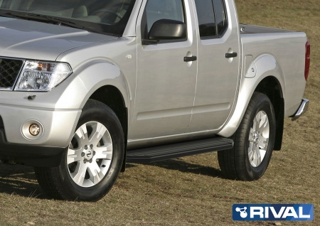 Порог "Premium-Black" RIVAL Great Wall/ Mitsubishi/ Nissan/ Renault Duster/ Ssang Yong/ Suzuki  A173ALB