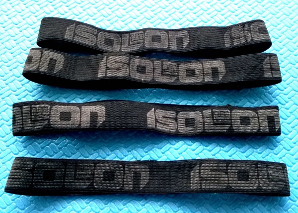 Утяжка из эластичной ленты для туристических ковров ISOLON 15 мм. черный  IZ0589