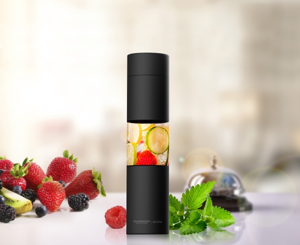 Бутылка FLAVOUR U SEE, 500 мл, черная  SWG15.06-BLACK