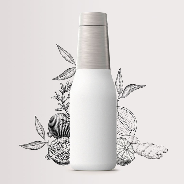 Термобутылка OASIS, 600 мл, белая  SBV23.01-WHITE