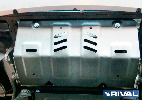 Защита радиатора RIVAL Fiat Fullback/Mitsubishi L200/Mitsubishi Pajero Sport  2333.4046.1.6